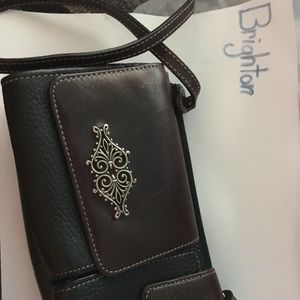Brighton leather crossbody purse